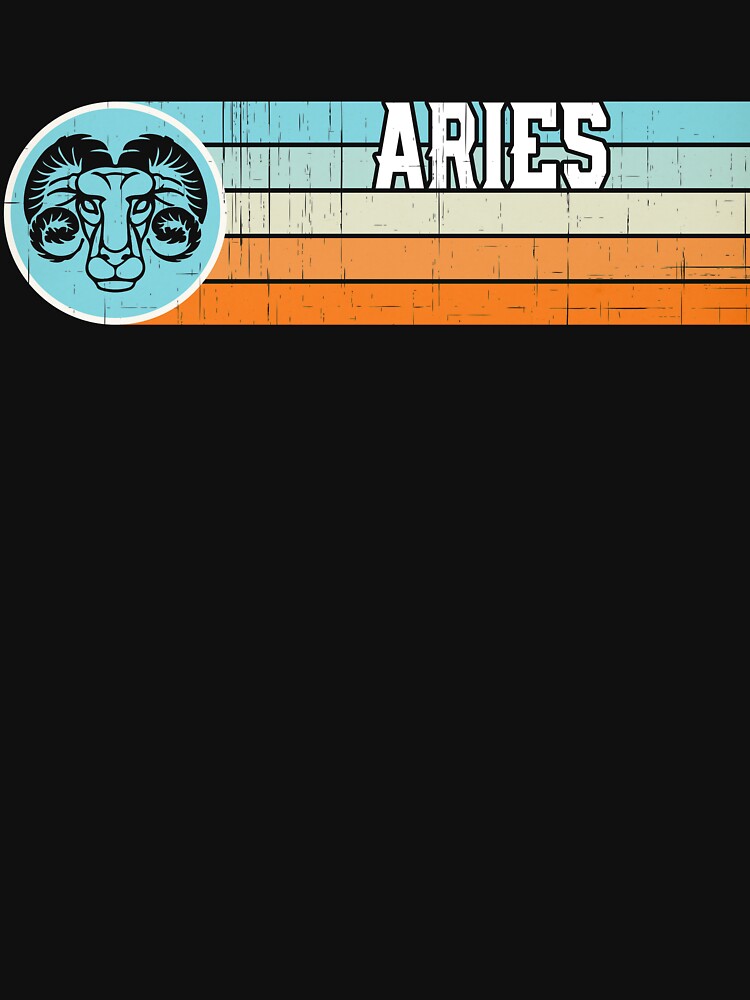 Aries Vintage Birthday by hoangtrongkhiem T-Shirts, Hoodie, Sweatshirt | BlankRebels.com (Image 3)