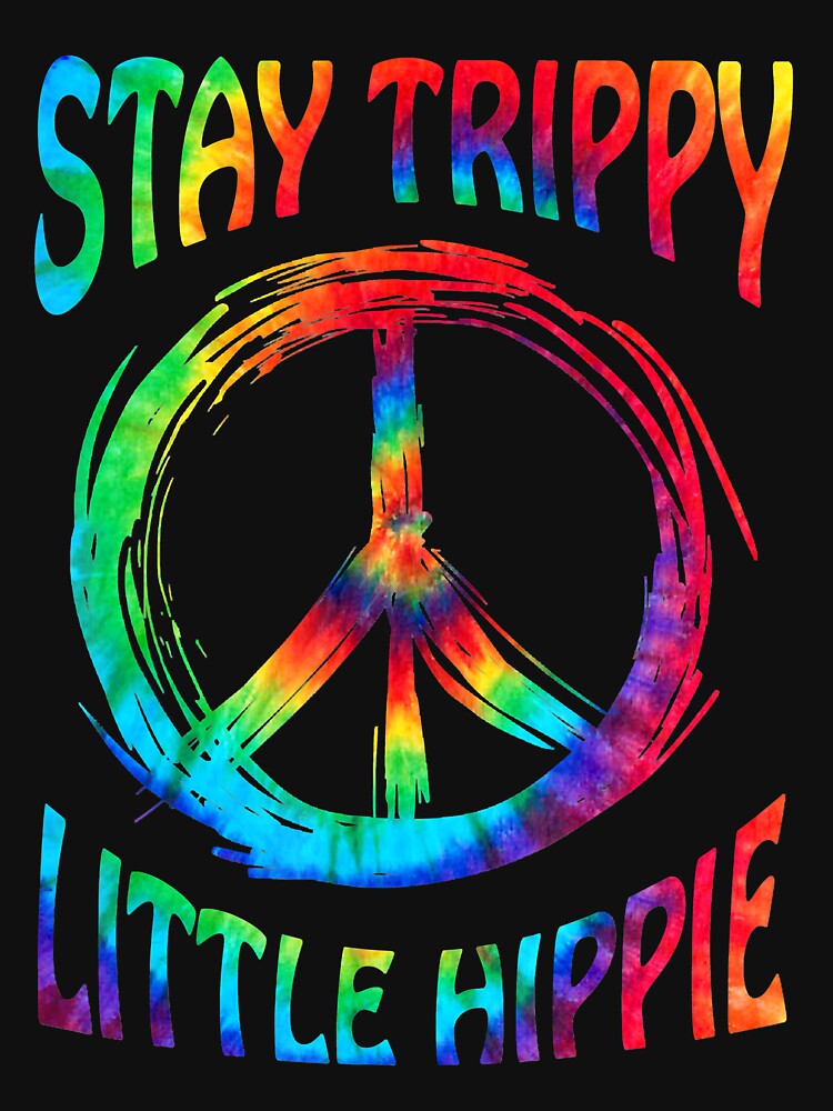Vintage Retro Stay Trippy LIttle Hippie Peace Love by AntonetteSimo T-Shirts, Hoodie, Sweatshirt | BlankRebels.com (Image 3)