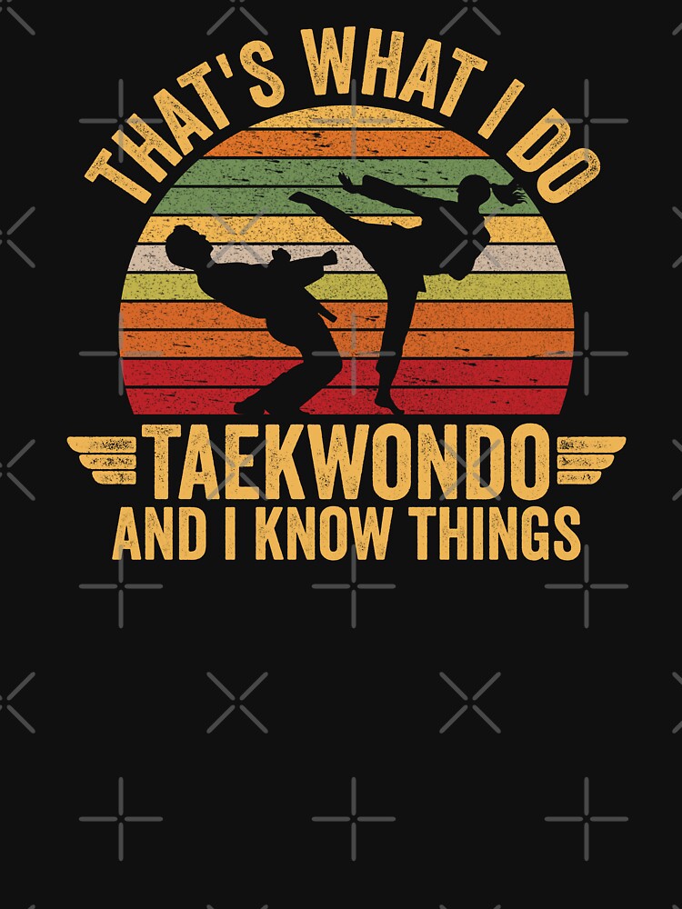 Vintage Taekwondo design - Taekwondo Girl - Funny Taekwondo Dad by nubiguru