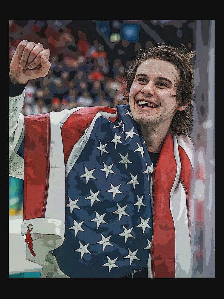 USA Champions Jack Hughes by WilliamKAlmon T-Shirts, Hoodie, Sweatshirt | BlankRebels.com (Image 3)