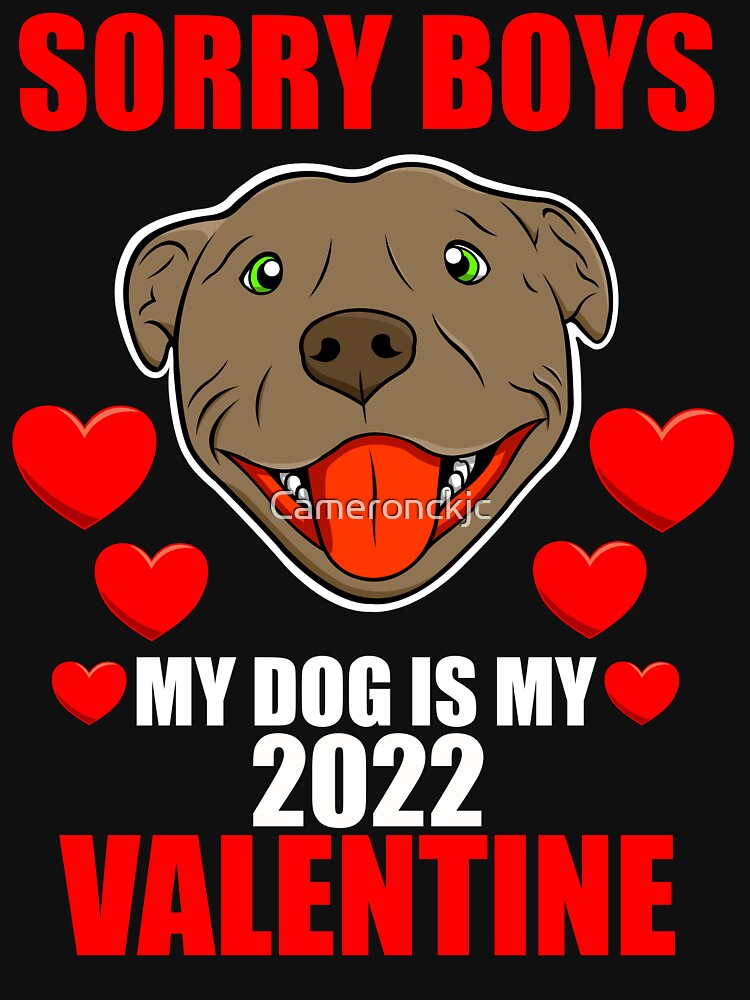 My Dog Is My Valentine - Funny Valentine Quotes by Cameronckjc T-Shirts, Hoodie, Sweatshirt | BlankRebels.com (Image 3)
