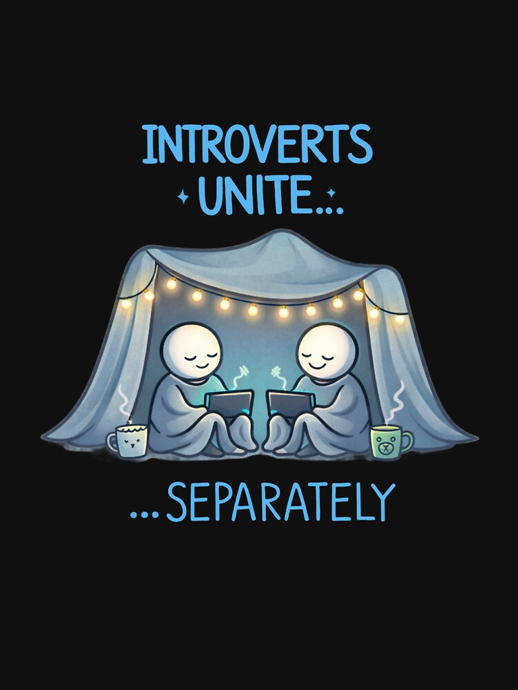 Introverts Unite Separately Funny Introvert Quote by PunchDrop T-Shirts, Hoodie, Sweatshirt | BlankRebels.com (Image 3)