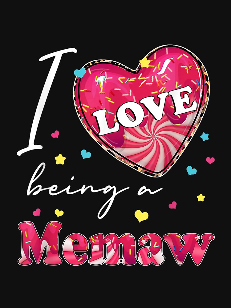 Funny Heart Love Being Memaw Family Matching Valentines Day by laurenm233 T-Shirts, Hoodie, Sweatshirt (Image 3)