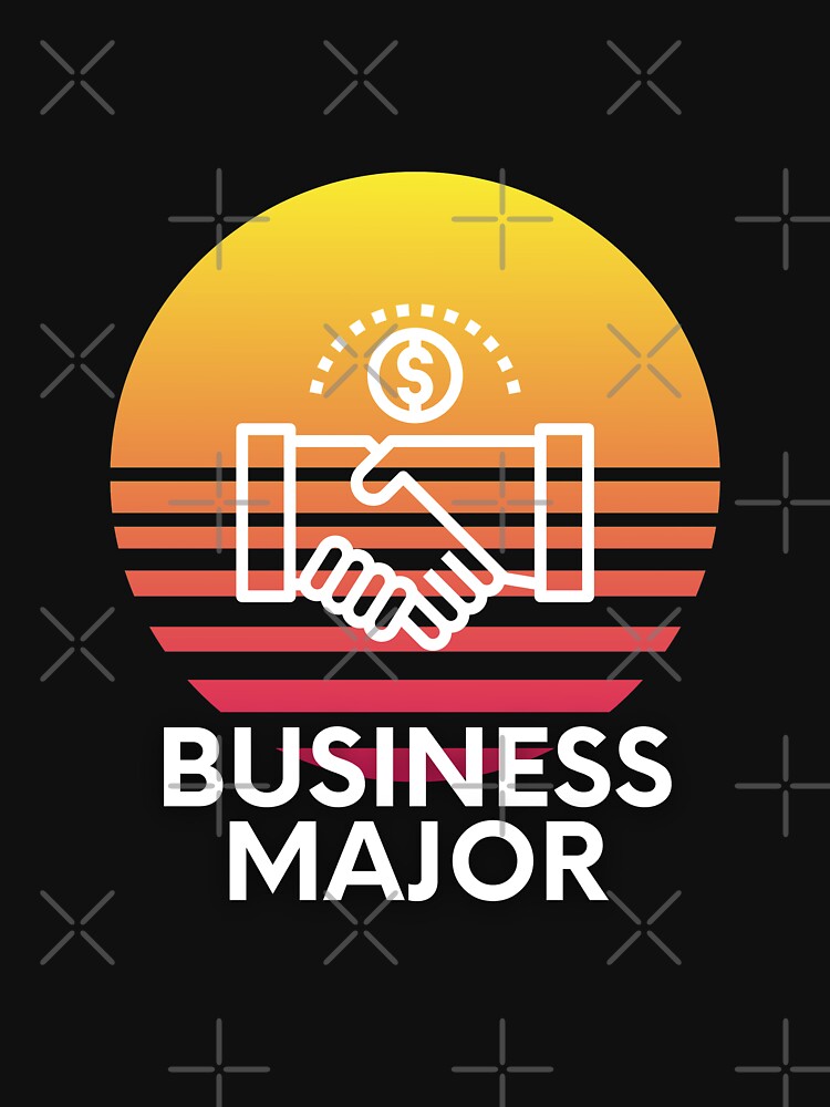 Business Major Colorful Sunset College Student Graphic by EllConApparel T-Shirts, Hoodie, Sweatshirt (Image 3)