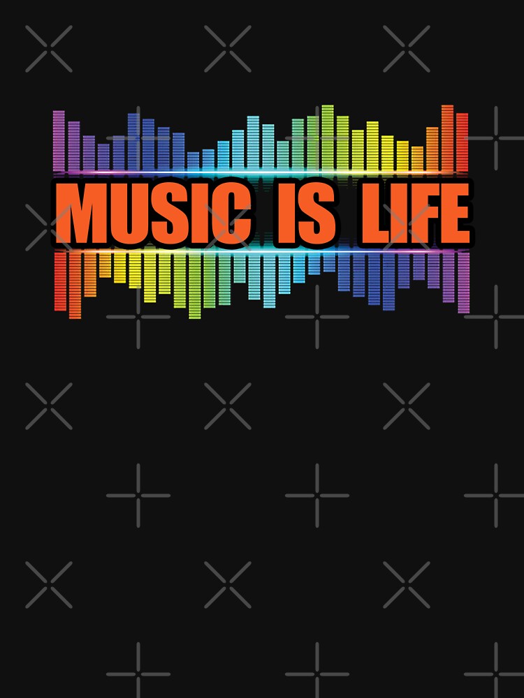 Music is LIfe - Music Lover by Tatzki-Design T-Shirts, Hoodie, Sweatshirt | BlankRebels.com (Image 3)