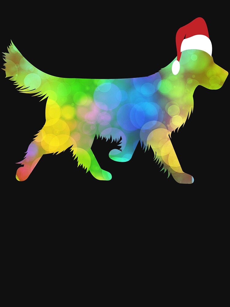 funny golden retriever dog lover silhouette Design Christmas gifts by alaechamlal T-Shirts, Hoodie, Sweatshirt (Image 3)