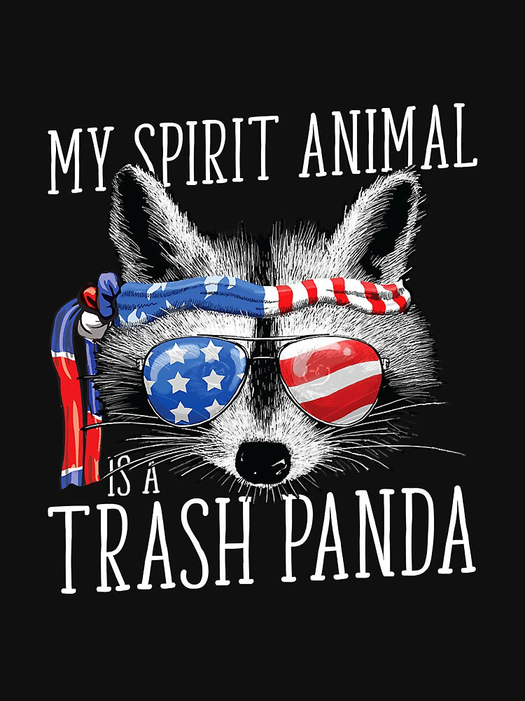 Rebel Raccoon My Spirit Animal Is A by unassertive19 T-Shirts, Hoodie, Sweatshirt | BlankRebels.com (Image 3)