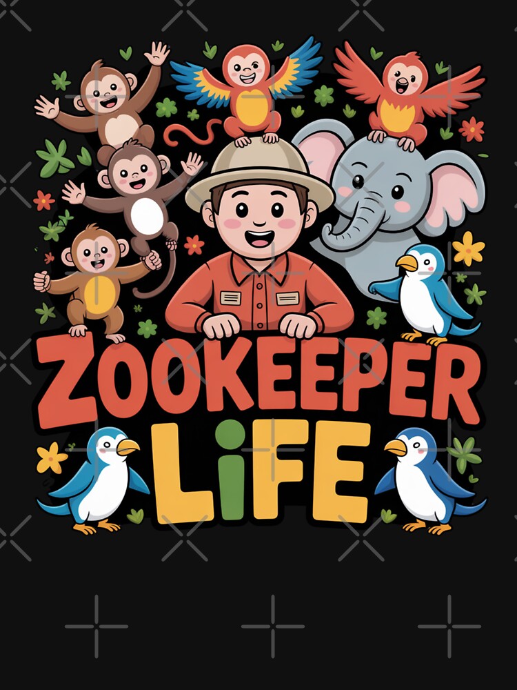 zookeeper life by Mateusz Majcherek T-Shirts, Hoodie, Sweatshirt | BlankRebels.com (Image 3)