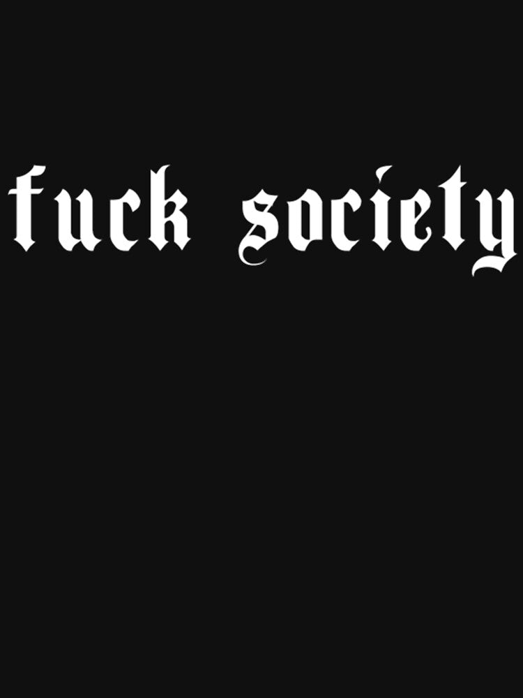Aesthetic Grunge Fuck Society Grunge Clothing by BlitZachi T-Shirts, Hoodie, Sweatshirt | BlankRebels.com (Image 3)
