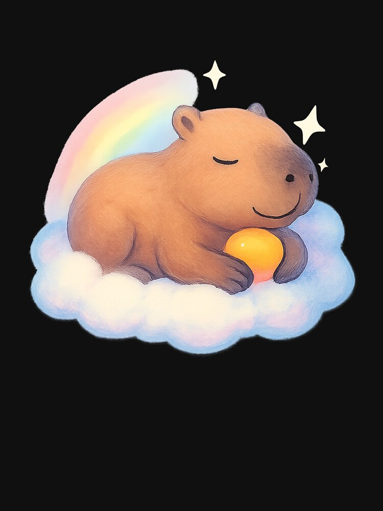 Cloudy Capybara by PlanetBoi T-Shirts, Hoodie, Sweatshirt | BlankRebels.com (Image 3)