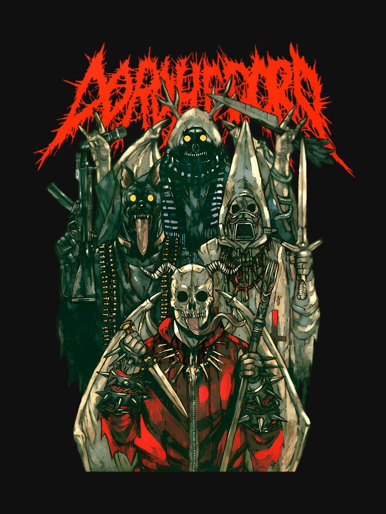Dorohedoro Metal Rock Band by Maruf Billah T-Shirts, Hoodie, Sweatshirt | BlankRebels.com (Image 3)