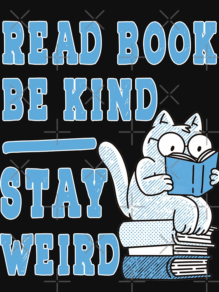 Funny Book Lover Cute Cat Reading Book Kitten Reading book Reader Bookish Cat by MediTees T-Shirts, Hoodie,... (Image 3)