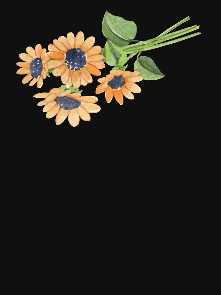 Watercolor sunflower - cottagecore aesthetic by Hoetoons T-Shirts, Hoodie, Sweatshirt | BlankRebels.com (Image 3)