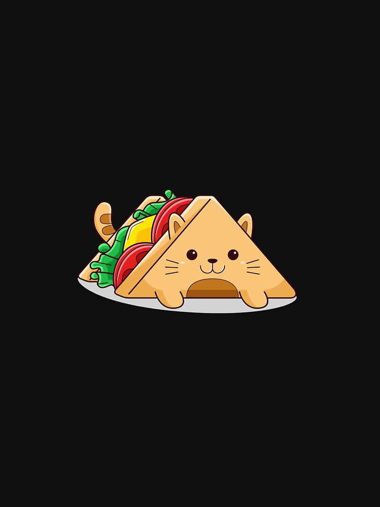 Cat Eating Burger by BDG06 T-Shirts, Hoodie, Sweatshirt | BlankRebels.com (Image 3)