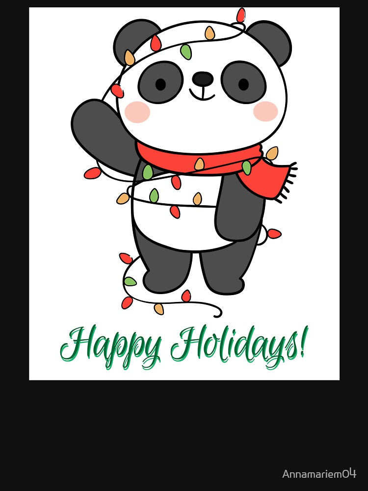 Panda in Lights by Annamariem04 T-Shirts, Hoodie, Sweatshirt | BlankRebels.com (Image 3)