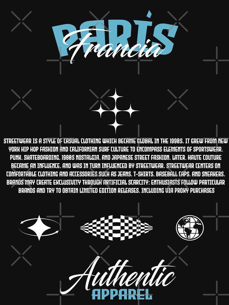 Paris France Streetwear by NF Designs Studio DTF T-Shirts, Hoodie, Sweatshirt | BlankRebels.com (Image 3)