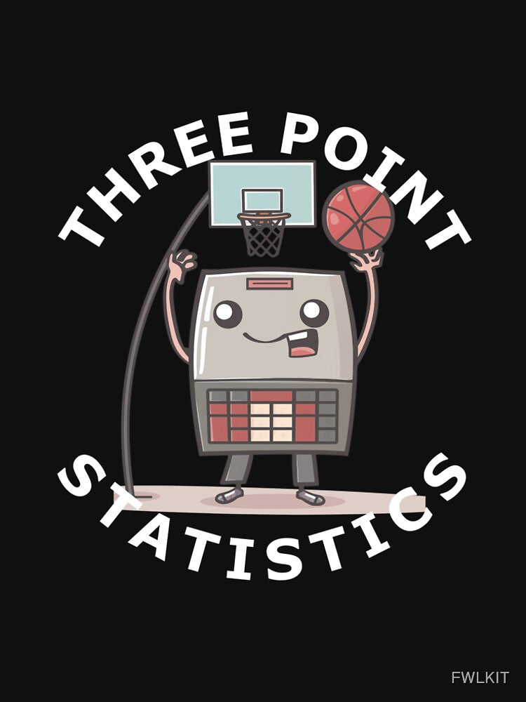 Three point basketball statistics showcasing basketball career skills by FWLKIT T-Shirts, Hoodie, Sweatshirt (Image 2)