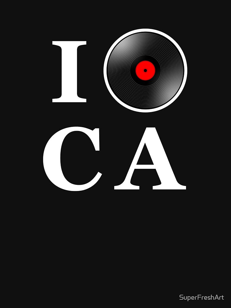 DJ Vinyl Record I Spin CA Gift by SuperFreshArt T-Shirts, Hoodie, Sweatshirt | BlankRebels.com (Image 3)