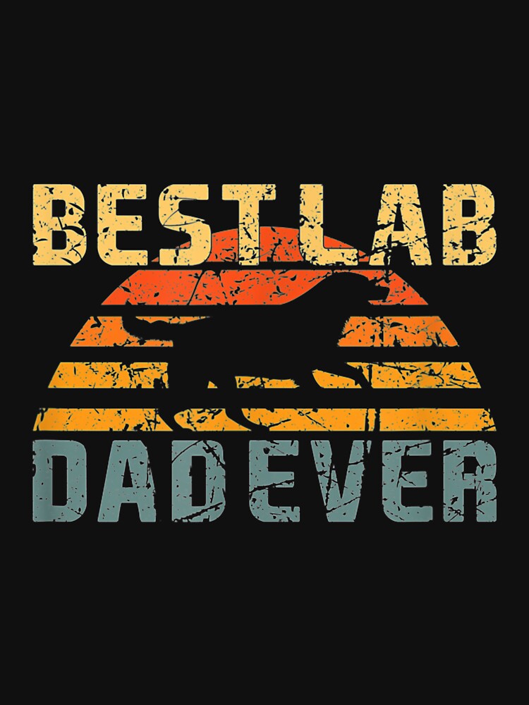 Best Lab Dad Ever Retro Vintage Labrador Dog Father TShirt39 T-Shirts, Hoodie, Sweatshirt