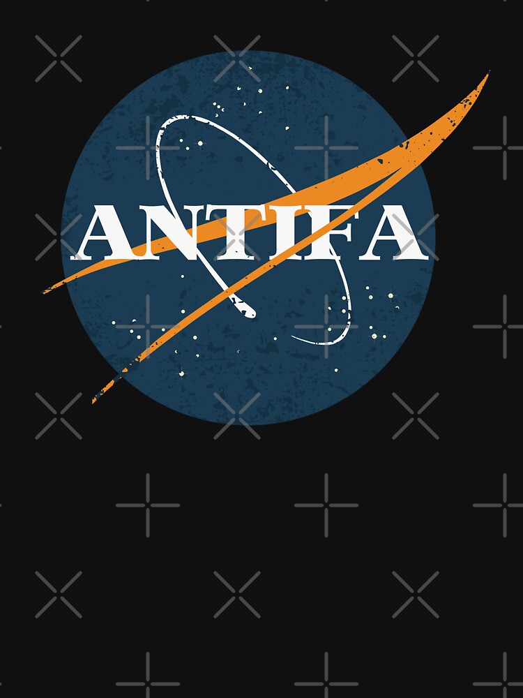 Antifa Space Vintage by orlumbuspirate T-Shirts, Hoodie, Sweatshirt | BlankRebels.com (Image 3)