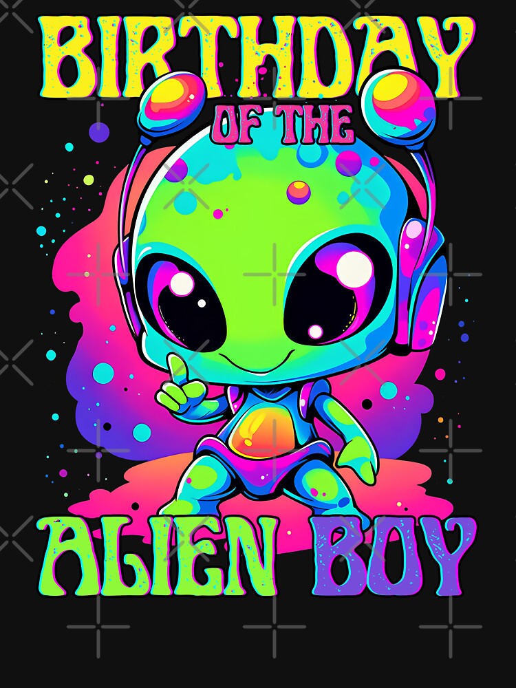 Birthday of the alien boy Birthday matching by SFIPS T-Shirts, Hoodie, Sweatshirt | BlankRebels.com (Image 3)