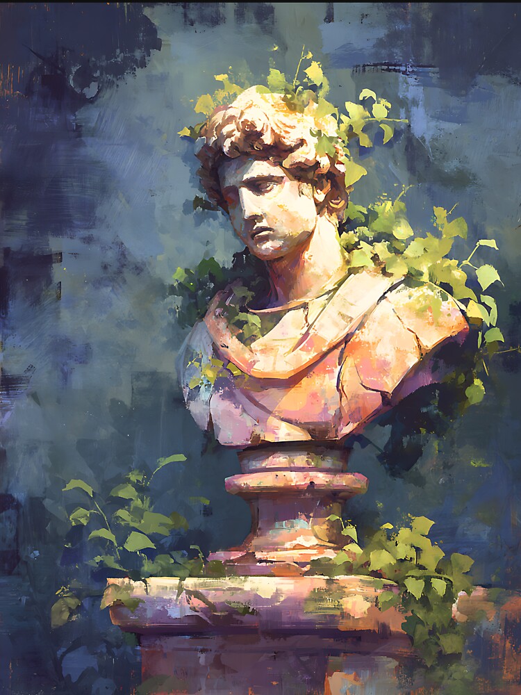 Dark Academia: Vintage Roman Bust by bapupa T-Shirts, Hoodie, Sweatshirt | BlankRebels.com (Image 3)