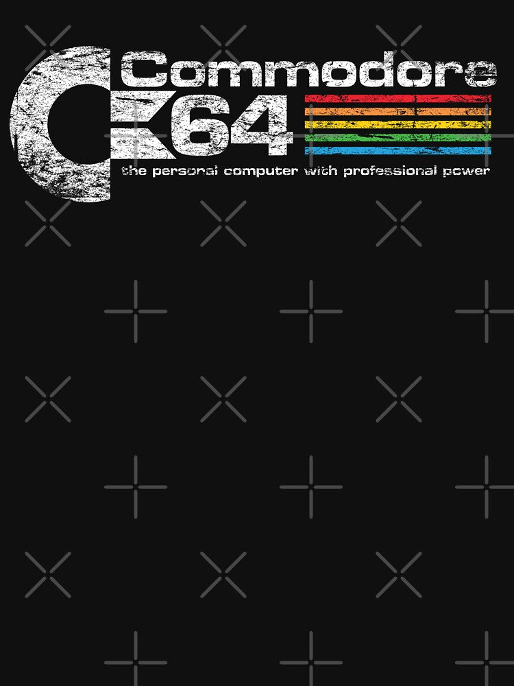 Commodore 64 Retro Home Computer Rainbow Logo T-Shirts, Hoodie, Sweatshirt