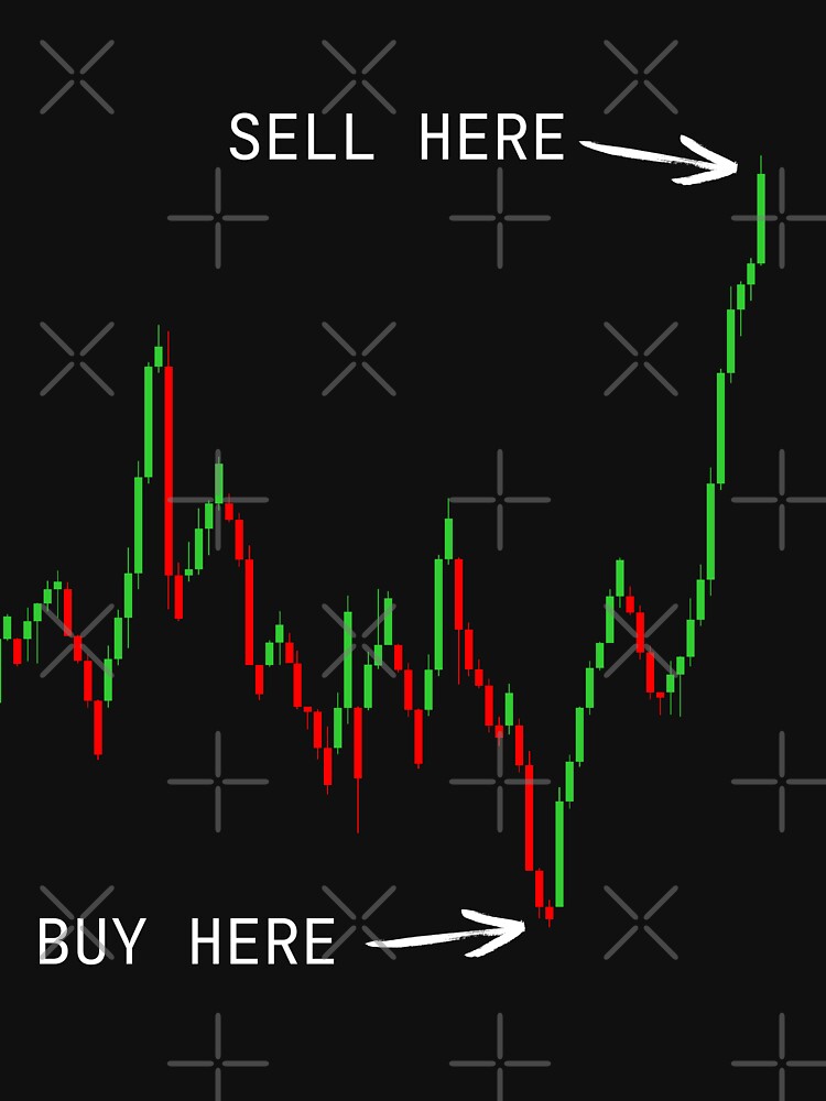 Buy Low Sell High Trading Chart T-Shirt - Trend Labs by Trend-Labs Hoodie, Sweatshirt | BlankRebels.com (Image 3)