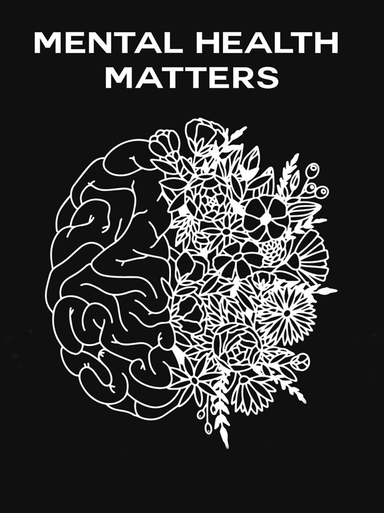 Mental Health Matters Black by TheNimz T-Shirts, Hoodie, Sweatshirt | BlankRebels.com (Image 3)