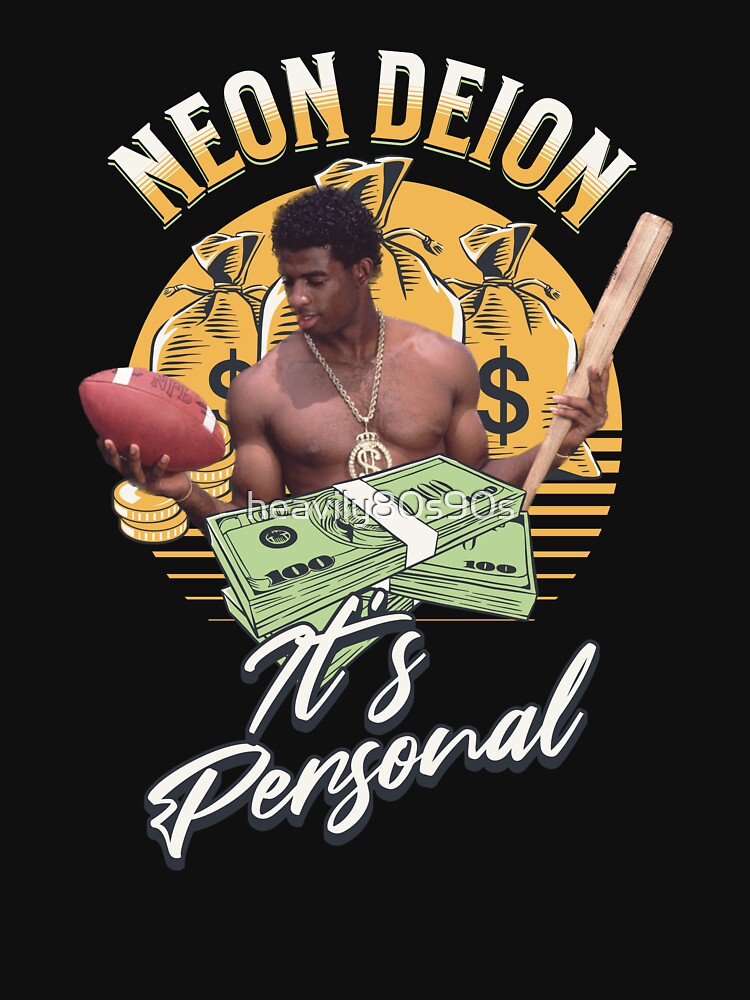 Neon Deion by heavily80s90s T-Shirts, Hoodie, Sweatshirt | BlankRebels.com (Image 3)