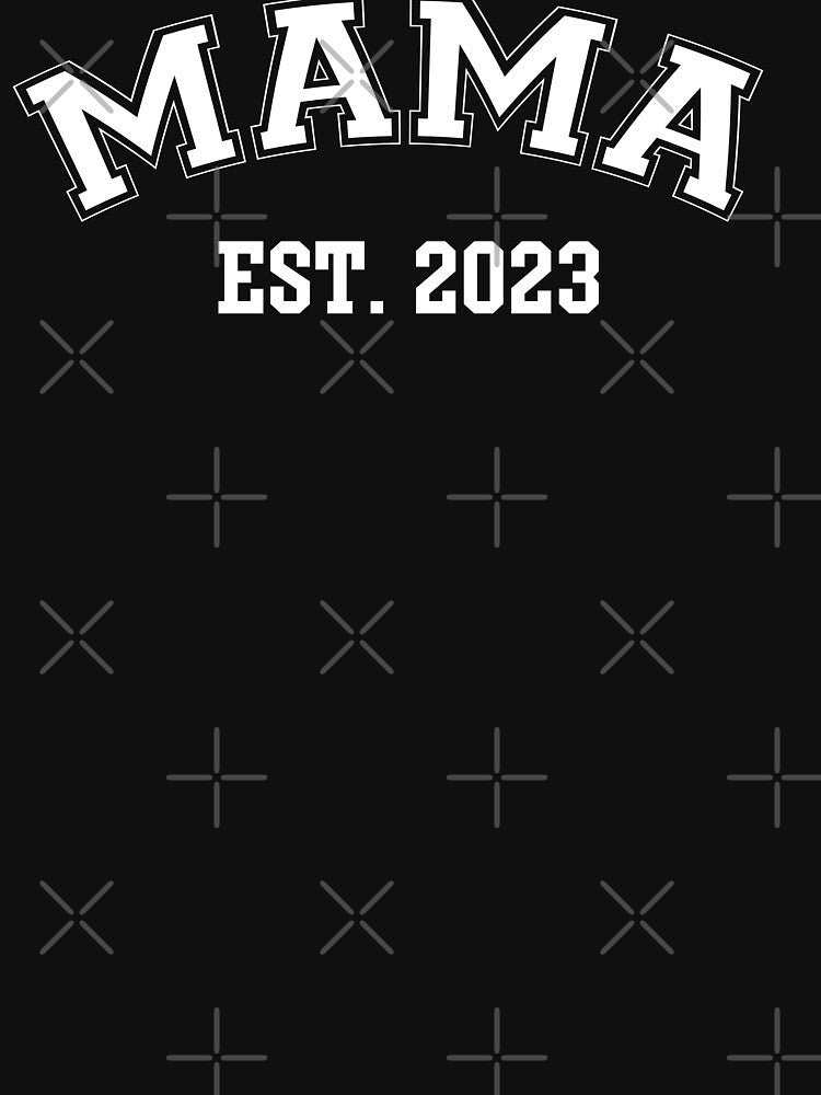 Mama Est 2023 by Ashi17 T-Shirts, Hoodie, Sweatshirt | BlankRebels.com (Image 3)