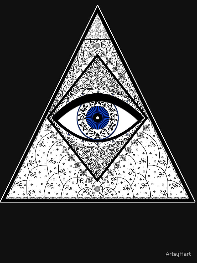 Evil Eye of Protection! Evil Eye. Eye of the jinx. by ArtsyHart T-Shirts, Hoodie, Sweatshirt | BlankRebels.com (Image 3)