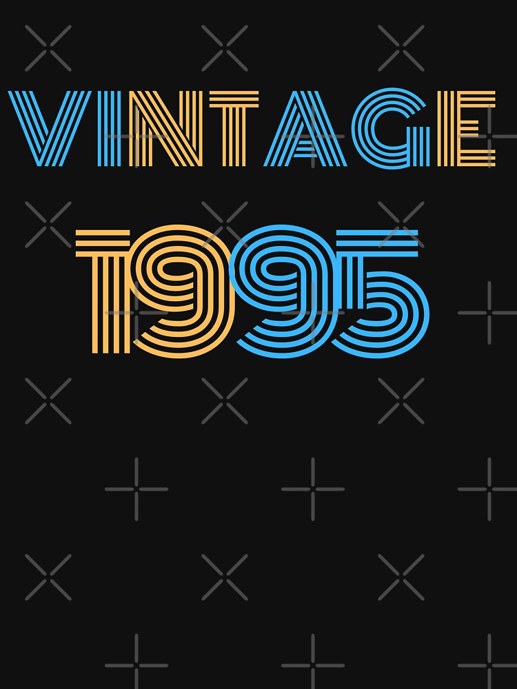 Vintage 1995 - 25th Birthday Gift by befine01 T-Shirts, Hoodie, Sweatshirt | BlankRebels.com (Image 3)