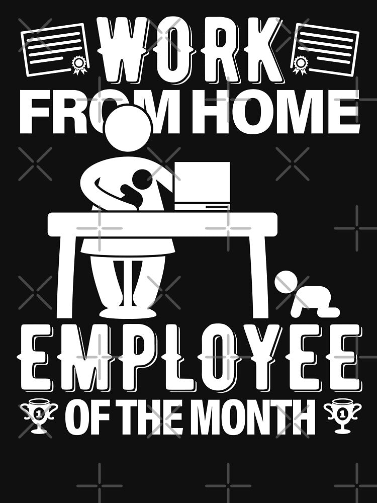 Work From Home Employee Of The Month | Boss Mom by GravitiTees T-Shirts, Hoodie, Sweatshirt | BlankRebels.com (Image 3)