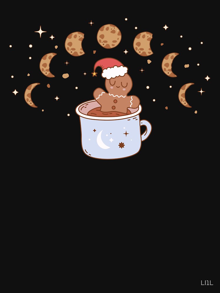 Cozy Christmas Cookie Moon Phases by LI1L T-Shirts, Hoodie, Sweatshirt | BlankRebels.com (Image 3)