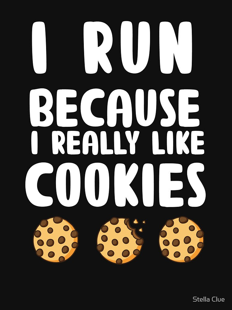 Funny I Run Because I Really Like Cookies Running Team Christmas by Stella Clue T-Shirts, Hoodie, Sweatshirt (Image 3)