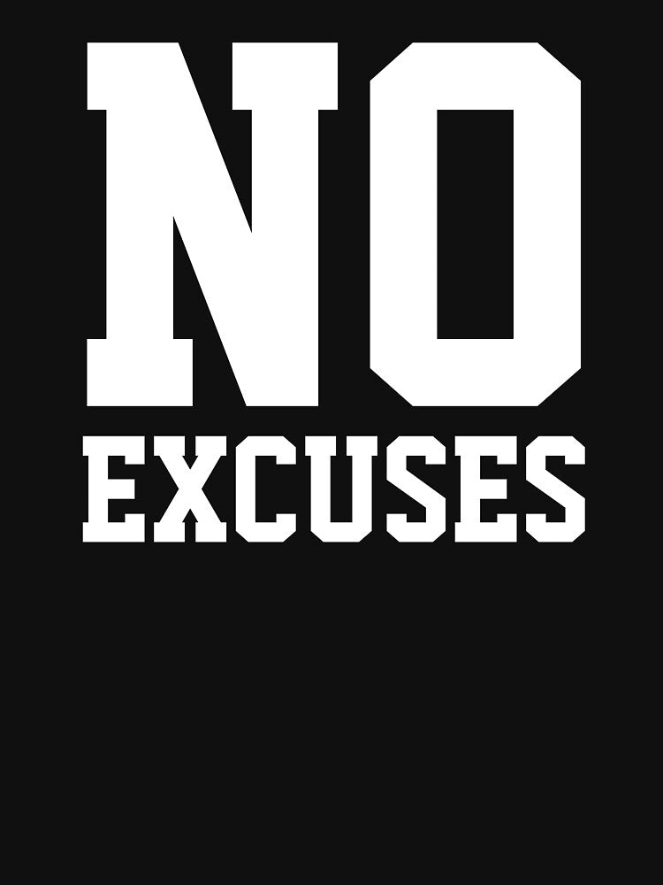 No Excuses Workout Motivational T Shirts by JustMindBlowing Hoodie, Sweatshirt | BlankRebels.com (Image 3)