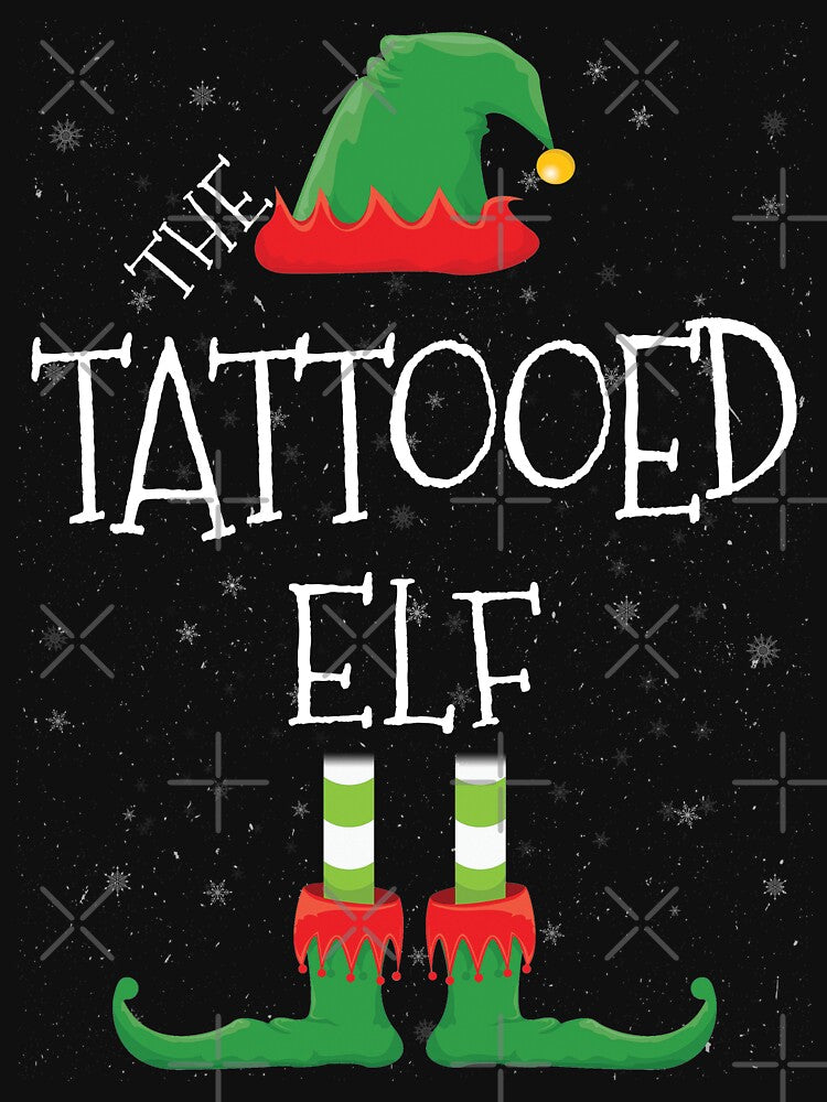 Tattooed Elf Family Matching Christmas Group Funny Gift by DavisHasari T-Shirts, Hoodie, Sweatshirt (Image 3)
