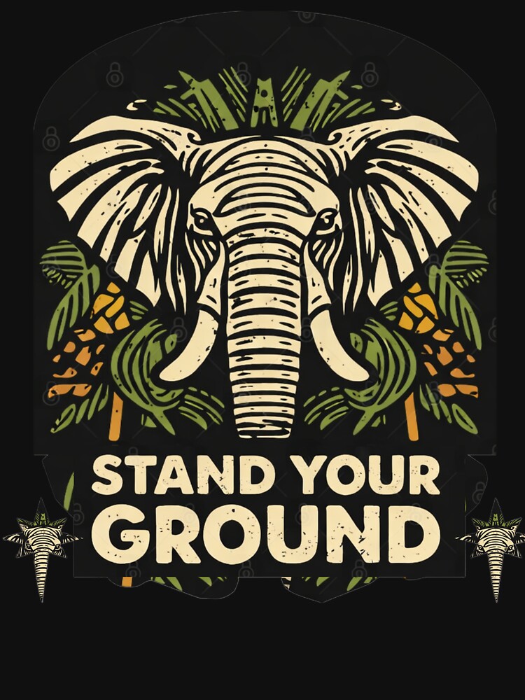 African Elephant Tribal Art  Quiet Strength Savanna by SavannaStrikes T-Shirts, Hoodie, Sweatshirt (Image 3)
