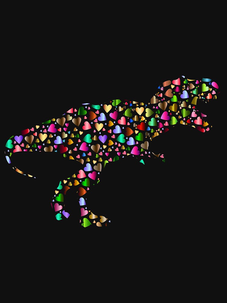 Dinosaur heart pattern color by MatildaWatson T-Shirts, Hoodie, Sweatshirt | BlankRebels.com (Image 3)