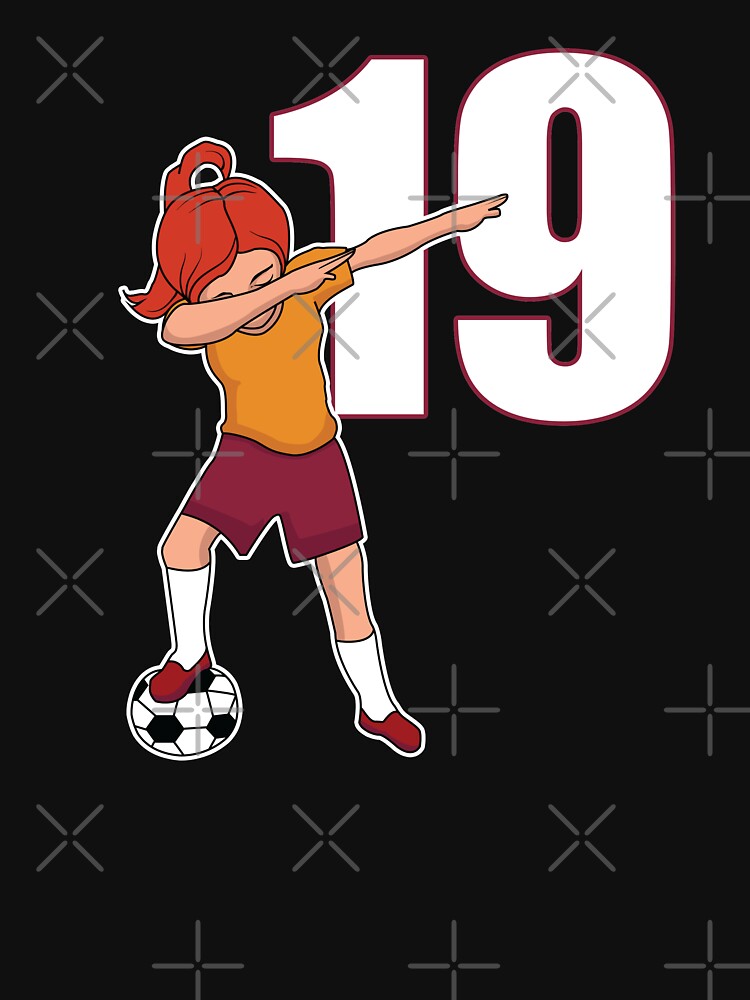 Awesome Soccer Player Number 19 Soccer Athlete Athletic Sports Team by VollLaser