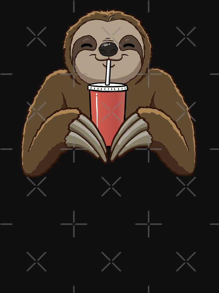 Sloth Drink Soda by jonmlam T-Shirts, Hoodie, Sweatshirt | BlankRebels.com (Image 3)