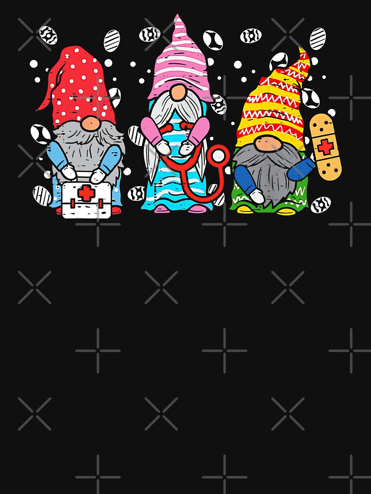 Stethoscope Love Easter Nurse Life Gnomes Nurse Easter Bunny by GardNewerd T-Shirts, Hoodie, Sweatshirt (Image 3)