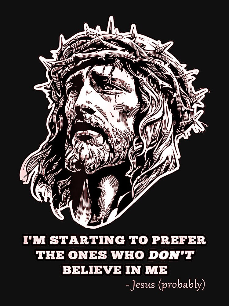 Jesus - Atheist by GonAnimal T-Shirts, Hoodie, Sweatshirt | BlankRebels.com (Image 3)