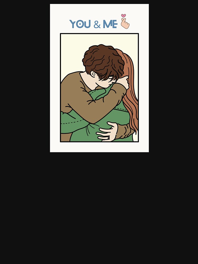 Korean Couple Hugging by Thedigital91 T-Shirts, Hoodie, Sweatshirt | BlankRebels.com (Image 3)