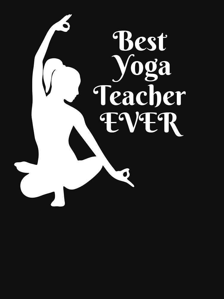 Best Yoga Teacher Ever by CatArtStore