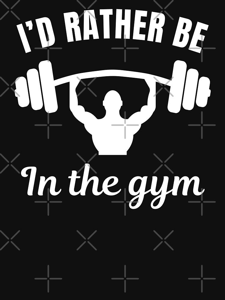 I'd rather be in the gym, gym rats and lovers by NBSStore T-Shirts, Hoodie, Sweatshirt | BlankRebels.com (Image 3)