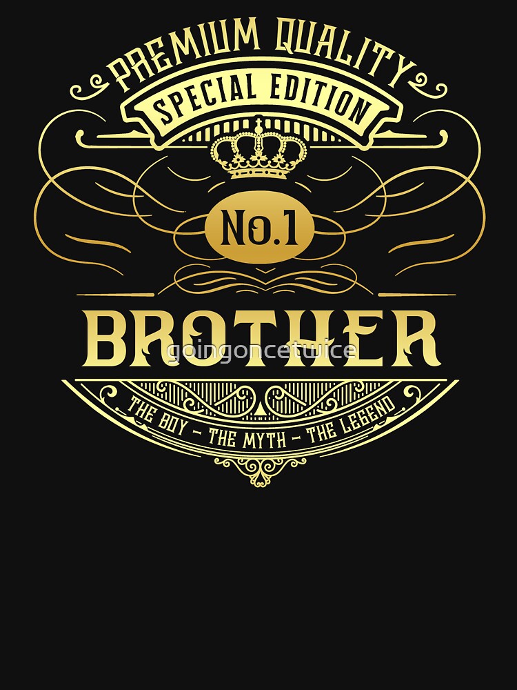 Matching Family Vintage Whiskey Label Brother by goingoncetwice T-Shirts, Hoodie, Sweatshirt | BlankRebels.com (Image 3)