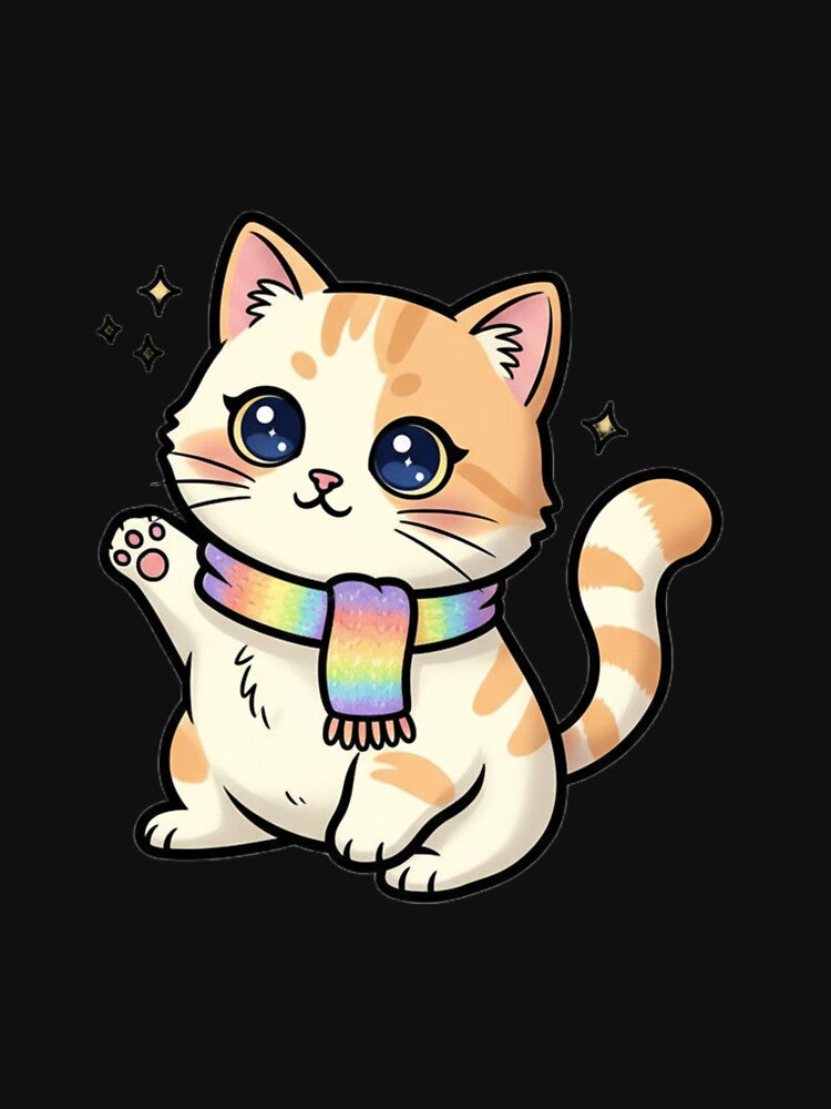 Full Body Cute Cat Cartoon Design by RabeeaPrintOo T-Shirts, Hoodie, Sweatshirt | BlankRebels.com (Image 3)