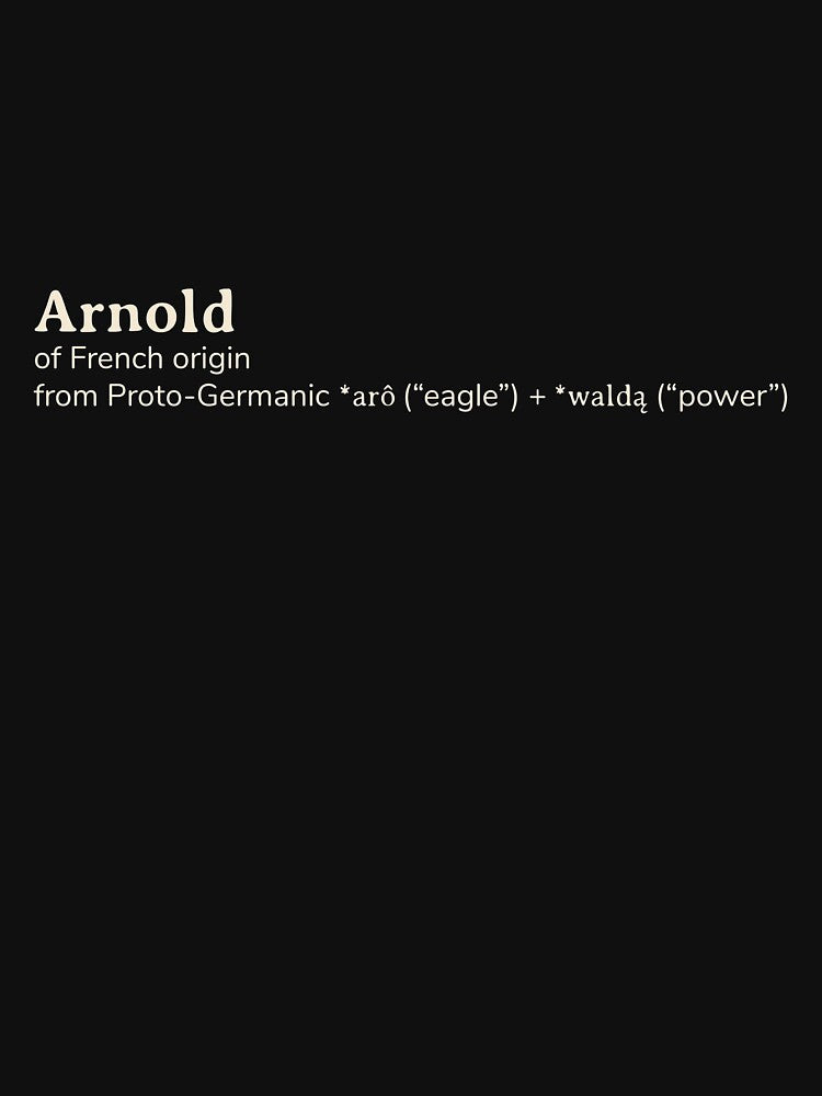 Arnold name etymology by YourNameStory T-Shirts, Hoodie, Sweatshirt | BlankRebels.com (Image 3)